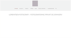 Desktop Screenshot of lorentsen.dk